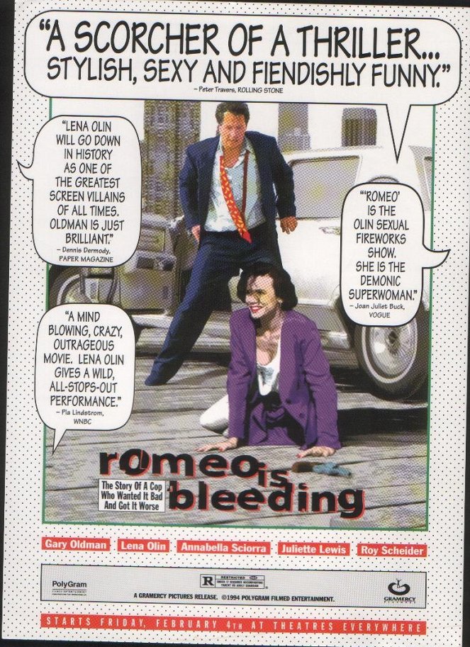 Romeo Is Bleeding - Plakate