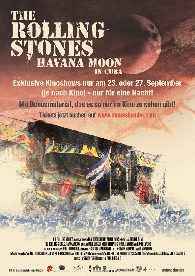 The Rolling Stones: Havana Moon - Plakate