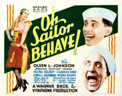 Oh, Sailor Behave! - Plakátok