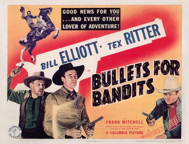 Bullets for Bandits - Plakate
