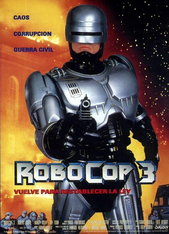 RoboCop 3 - Carteles