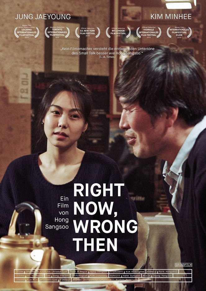 Right Now, Wrong Then - Plakate