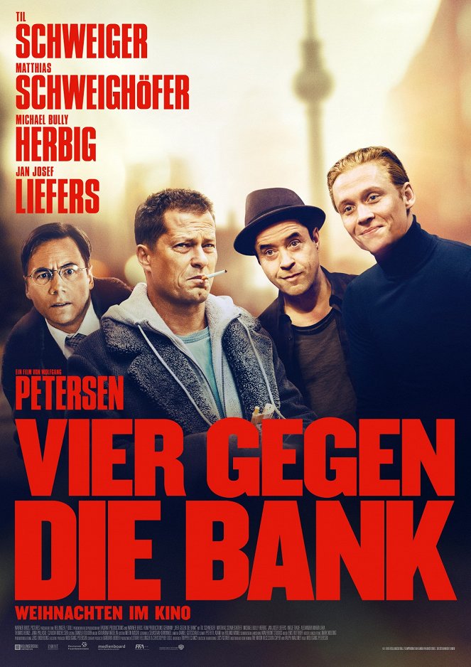 Four Against the Bank - Posters