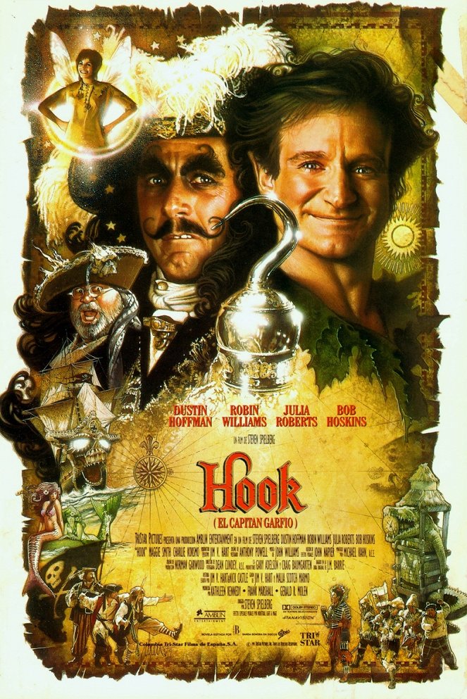Hook (El capitán Garfio) - Carteles