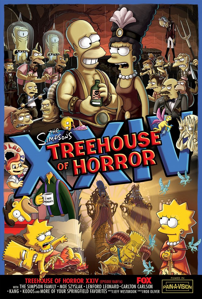 Simpsonit - Treehouse of Horror XXIV - Julisteet