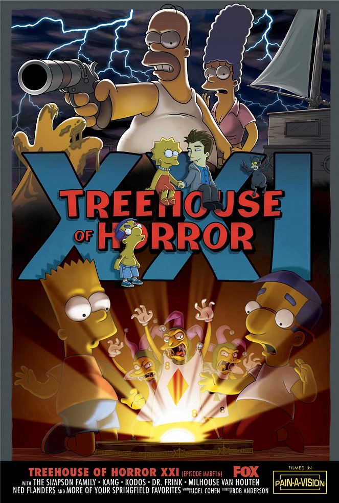 Simpsonovi - Série 22 - Simpsonovi - Speciální čarodějnický díl XXI - Plakáty