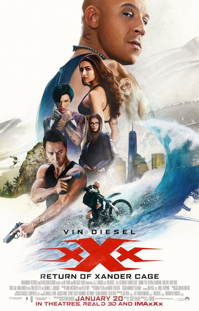 xXx: The Return of Xander Cage - Posters