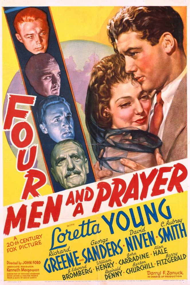 Four Men and a Prayer - Affiches