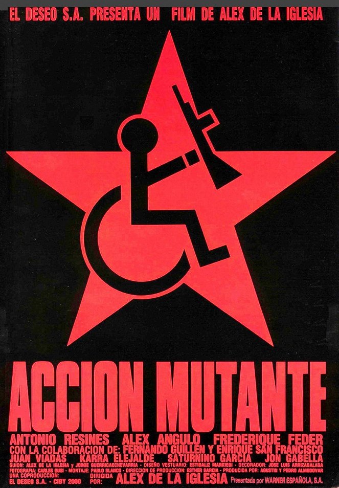 Acción mutante - Julisteet