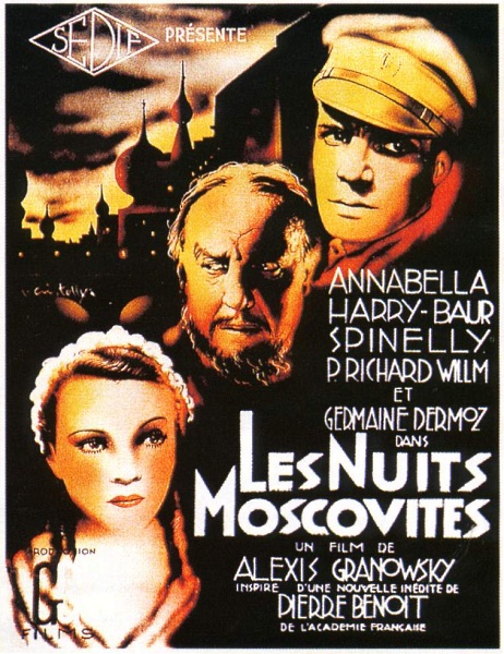 Les Nuits moscovites - Carteles