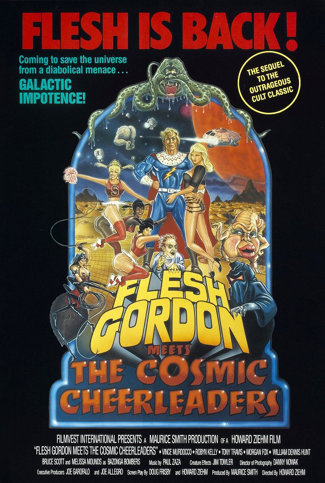 Flesh Gordon Meets the Cosmic Cheerleaders - Carteles