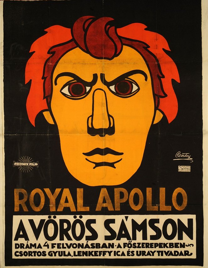A vörös Sámson - Plakátok