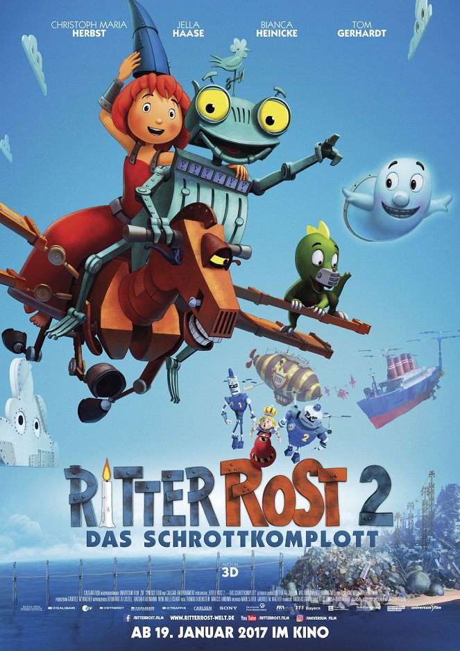 Ritter Rost 2 - Das Schrottkomplott - Carteles