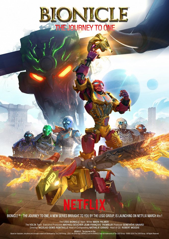 LEGO Bionicle: The Journey to One - Julisteet