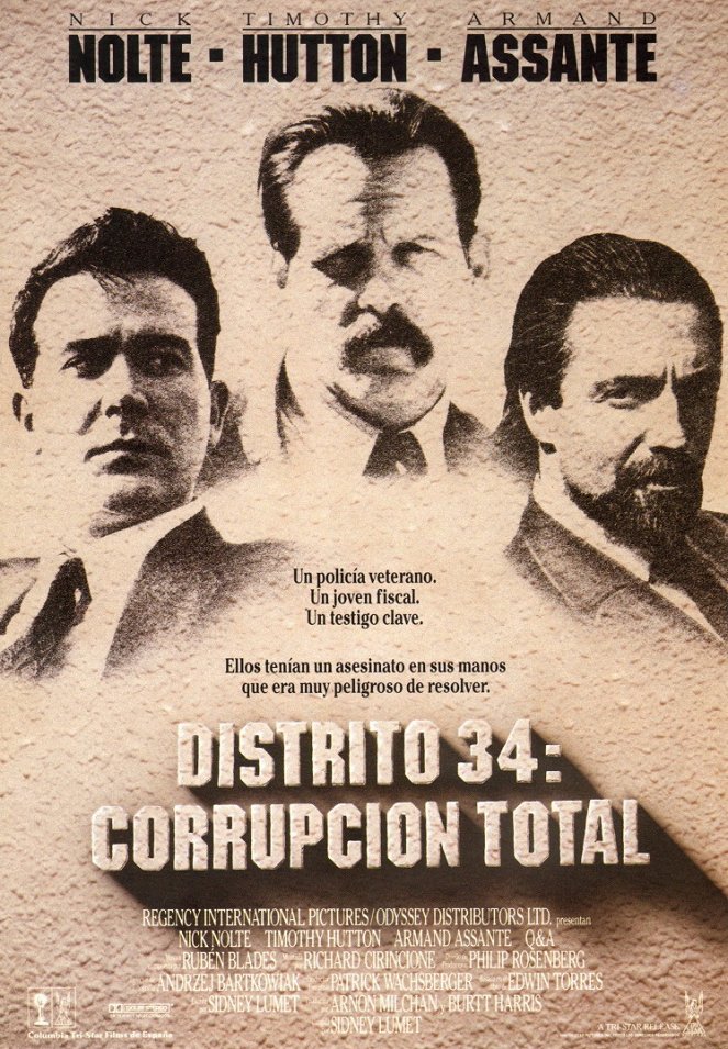 Distrito 34: Corrupción total - Carteles