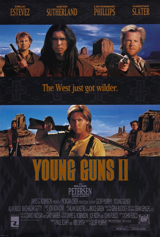 Mladé pušky II - Plakáty