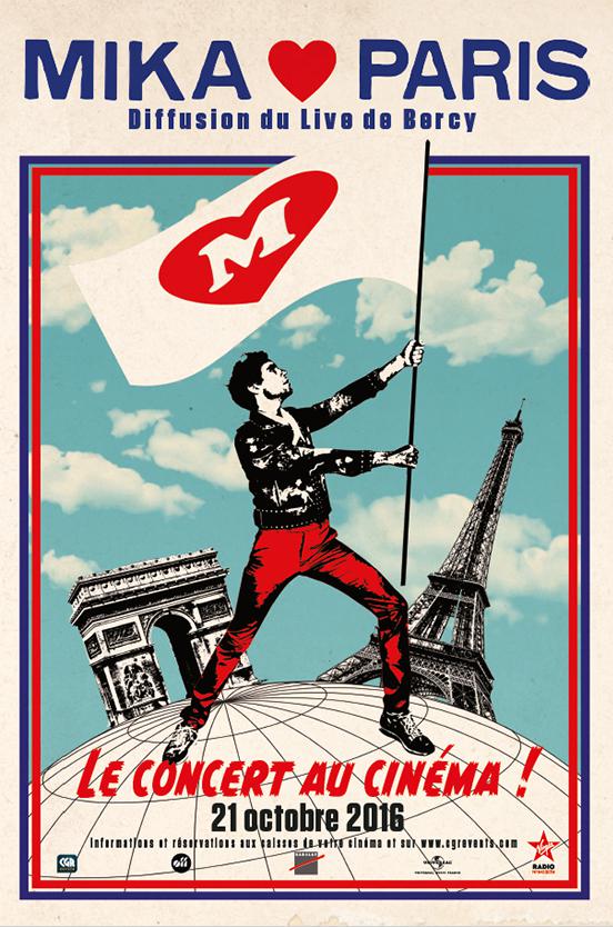 Mika Love Paris : Live à Bercy - Plakate