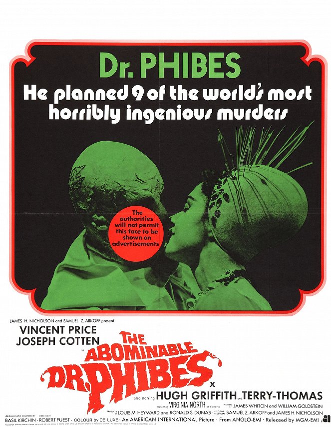 Ohavný Dr. Phibes - Plakáty