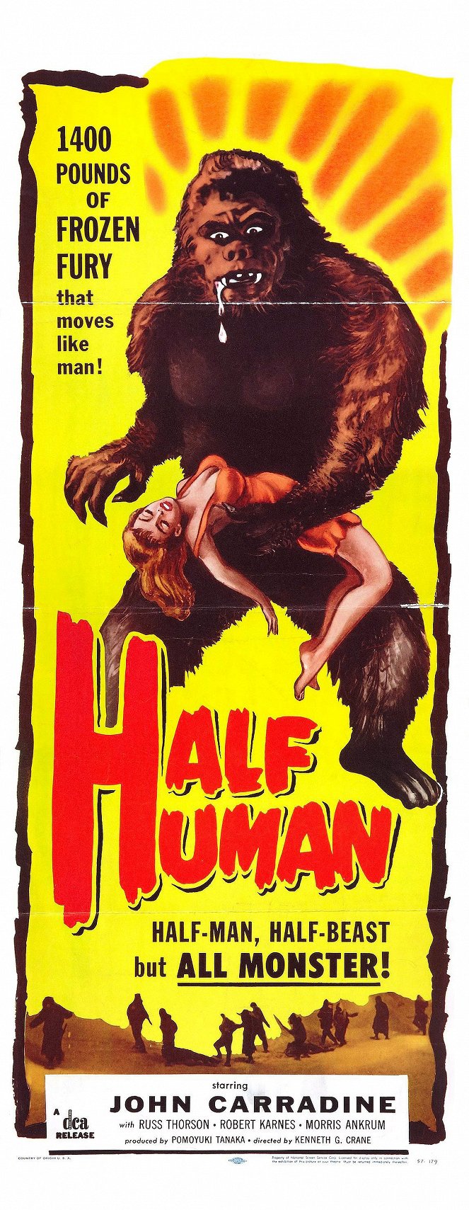 Half Human (1958) | Gallery - Posters | ČSFD.cz