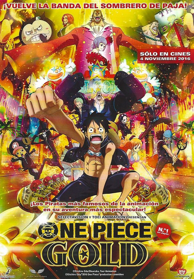One Piece Film Gold - Carteles