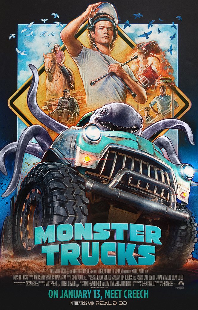 Monster Trucks - Julisteet