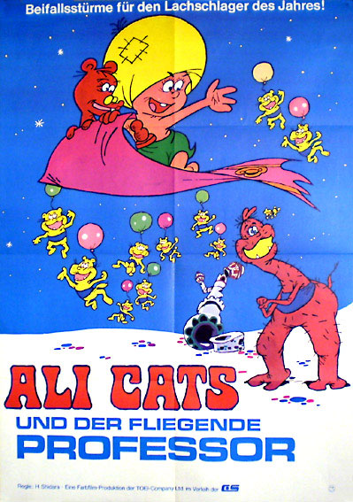 Ali Cats und der fliegende Professor - Plakate