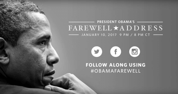 President Obama’s Farewell Address - Posters