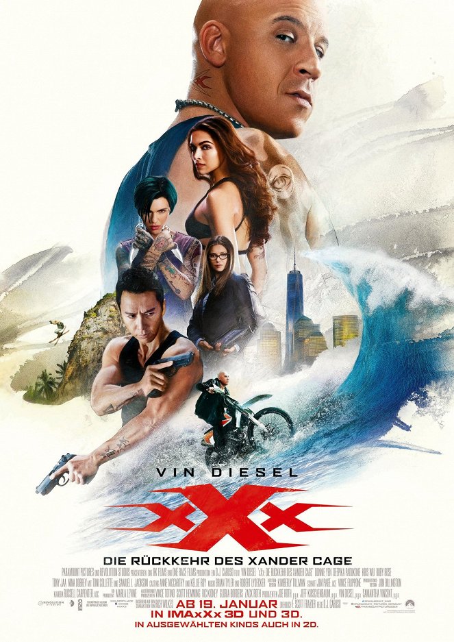 xXx 3: Die Rückkehr des Xander Cage - Plakate