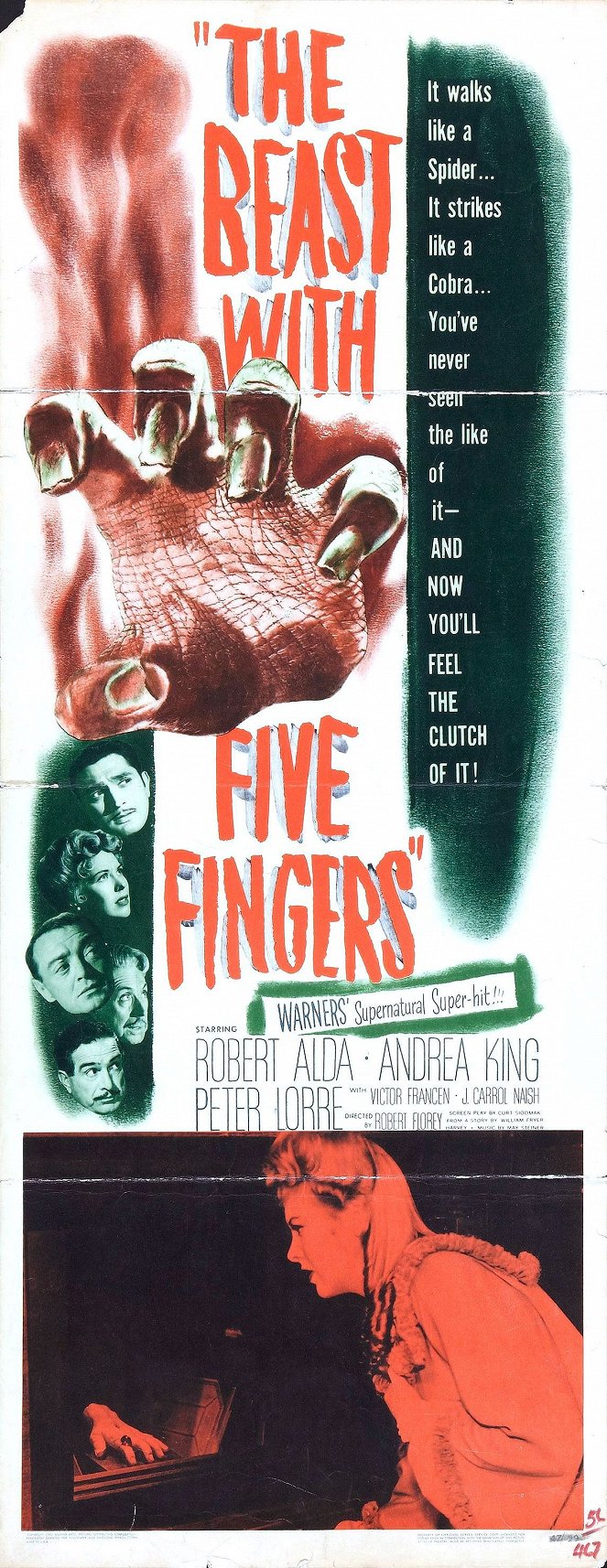 The Beast with Five Fingers - Posters