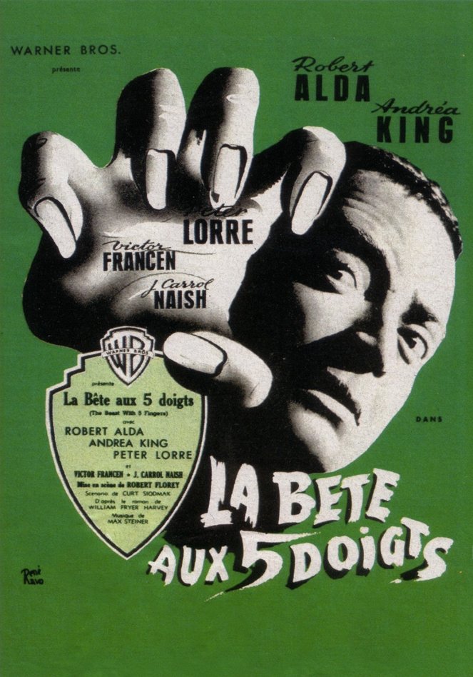 La Bête aux cinq doigts - Affiches