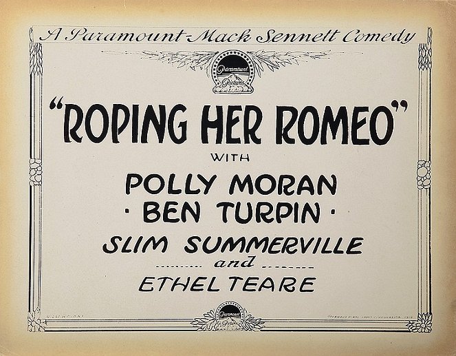 Roping Her Romeo - Plakáty