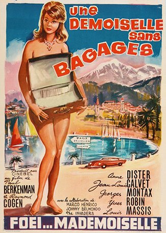 Une demoiselle sans bagages - Posters