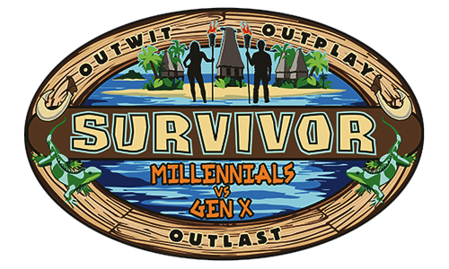 Kto prežije - Kto prežije - Millennials vs Gen X - Plagáty