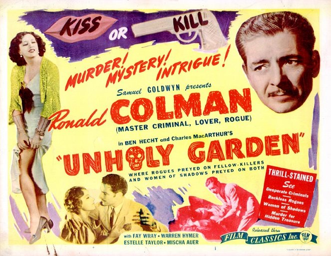 The Unholy Garden - Posters