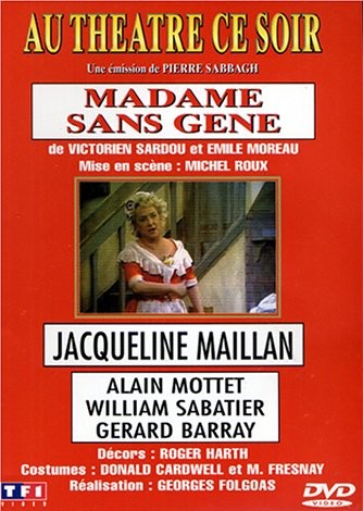 Au théâtre ce soir : Madame Sans-Gêne - Plakaty