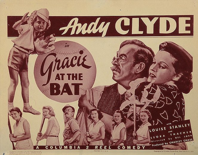 Gracie at the Bat - Posters