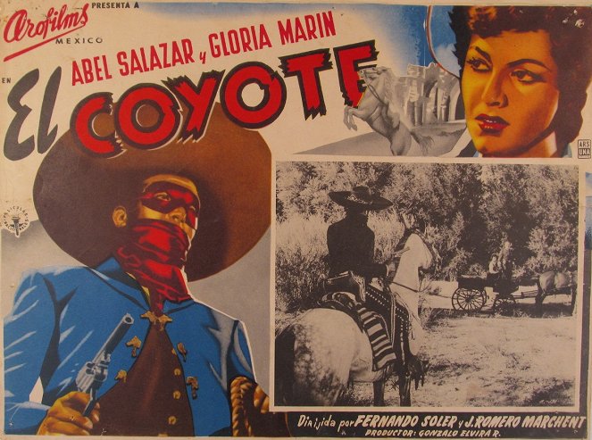 El Coyote - Svarta masken - Julisteet