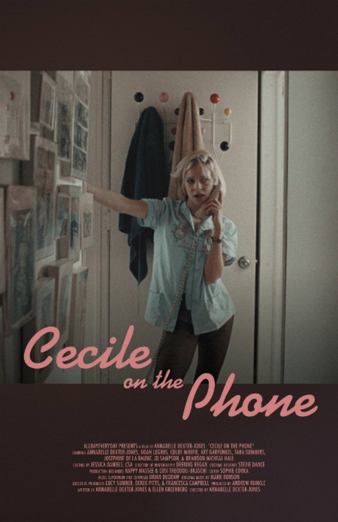 Cecile on the Phone - Plakate