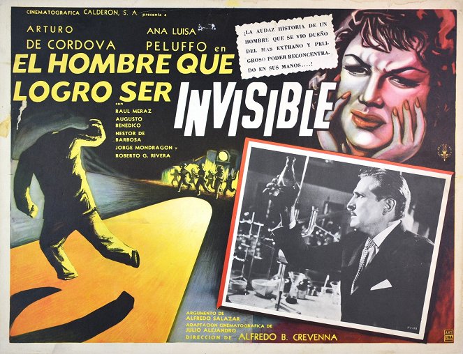 El hombre que logró ser invisible - Cartazes