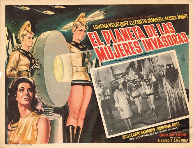 El planeta de las mujeres invasoras - Plakate