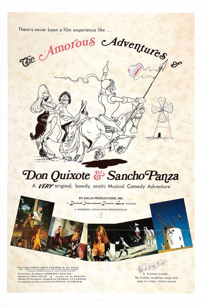 The Amorous Adventures of Don Quixote and Sancho Panza - Plagáty