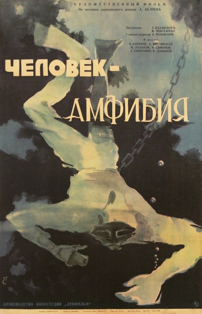 Čelovek-amfibija - Posters