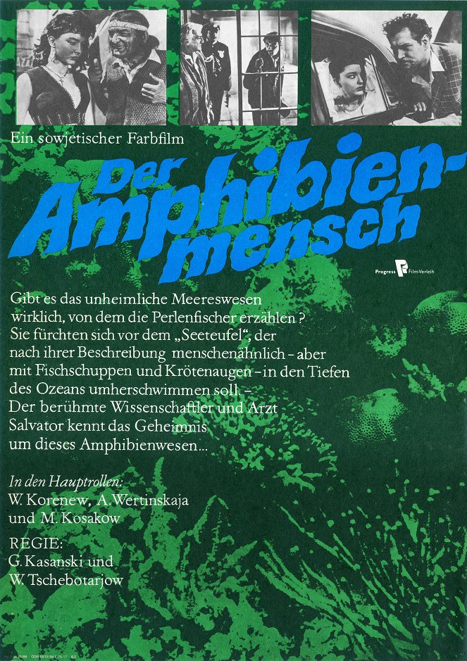 Der Amphibienmensch - Plakate