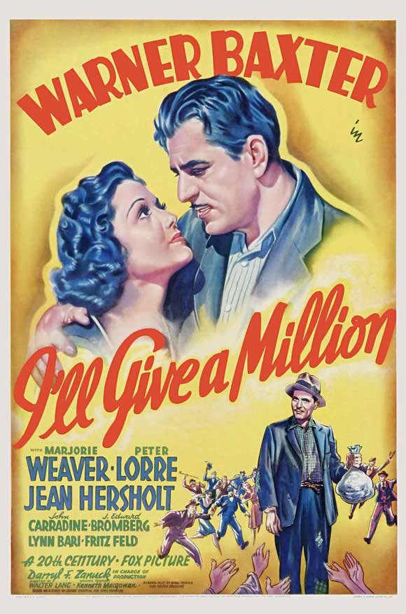 I'll Give a Million - Affiches