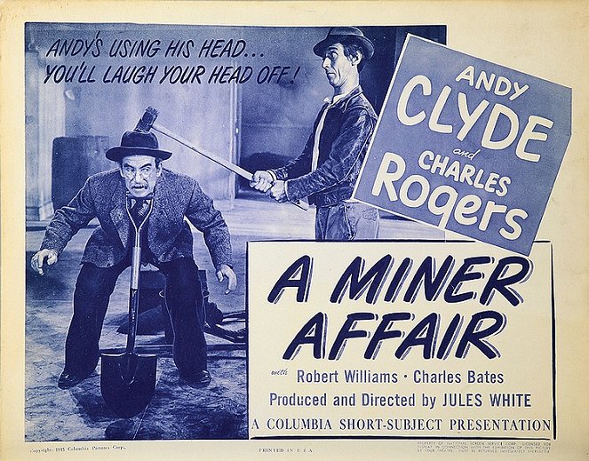 A Miner Affair - Posters