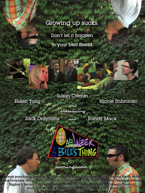 One Week to Bill's Thing - Affiches