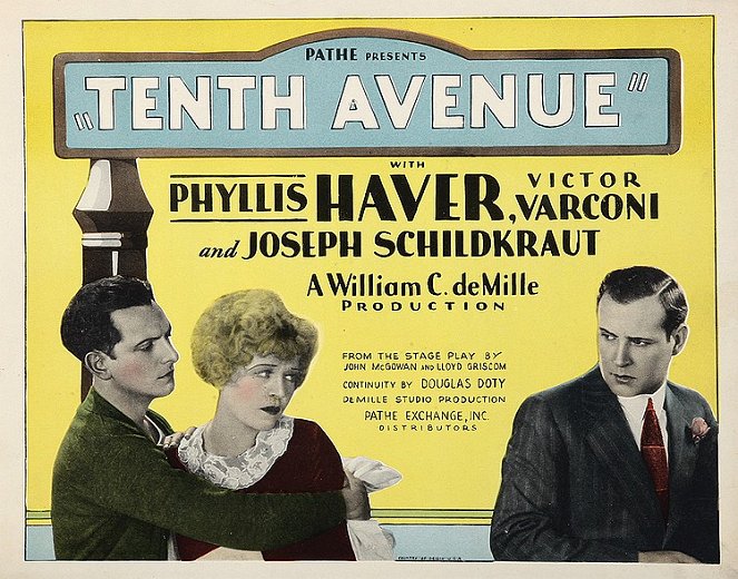 Tenth Avenue - Affiches