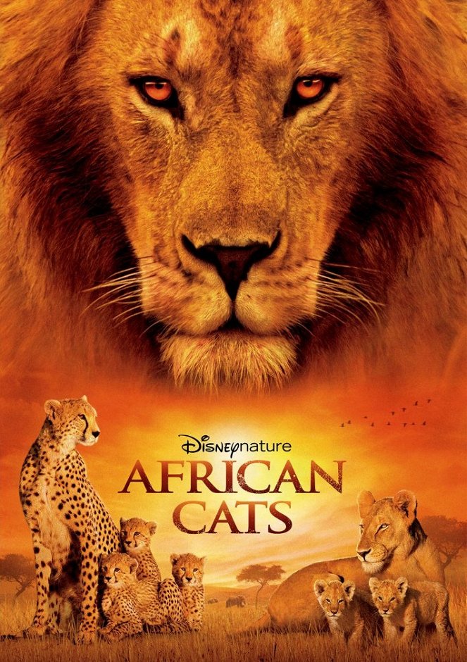 Grandes felinos africanos: El reino del coraje - Carteles