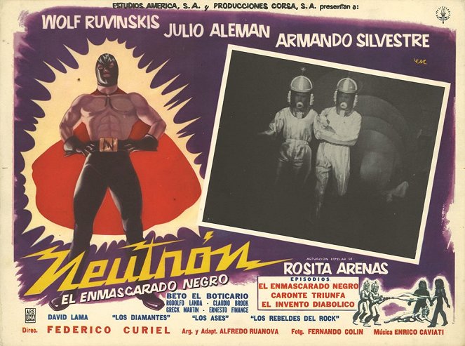 Neutrón el enmascarado negro - Posters