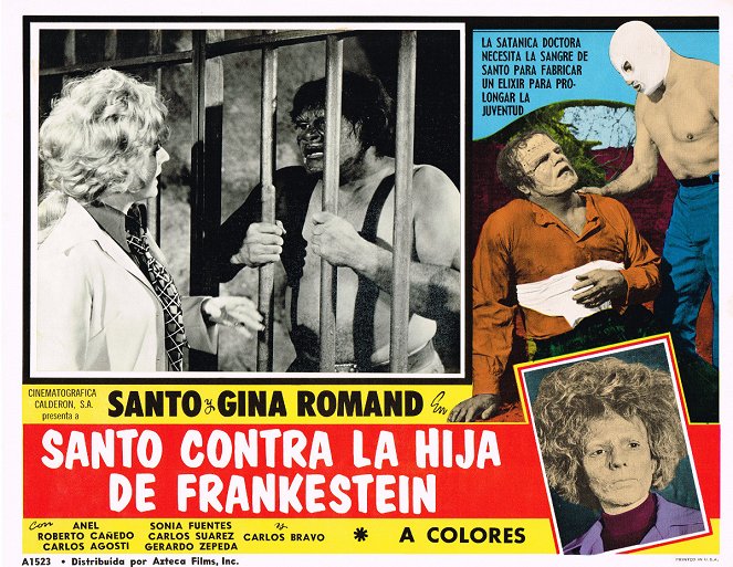 El Santo bojuje proti Frankensteinově dceři - Plakáty